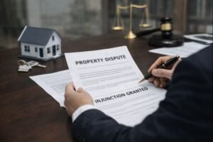 Property Ownership Dispute and Injunction Relief