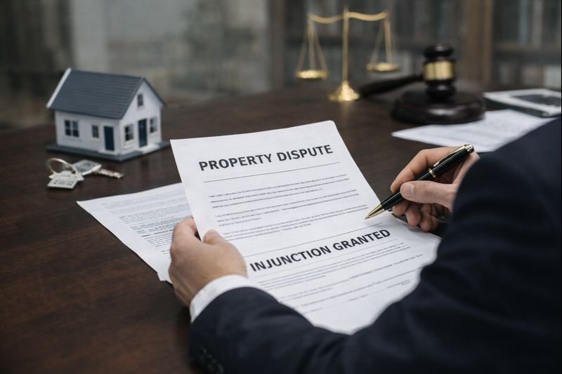 Property Ownership Dispute and Injunction Relief