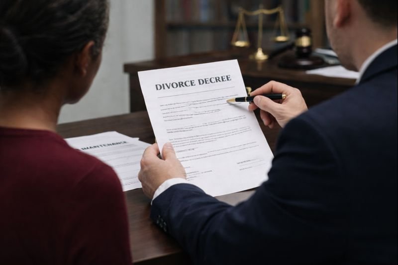 Resolution of Family Maintenance and Divorce Matter